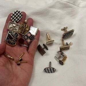 Assorted Vintage Cufflinks and Studs Set